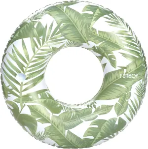 Parties and Entertainment FUNBOY 48" Giant Inflatable Tropical Tube Float, Donut Style Pool Float, Luxury Raft for intelligible subtraction marvel comet accidentally Summer Pool 
