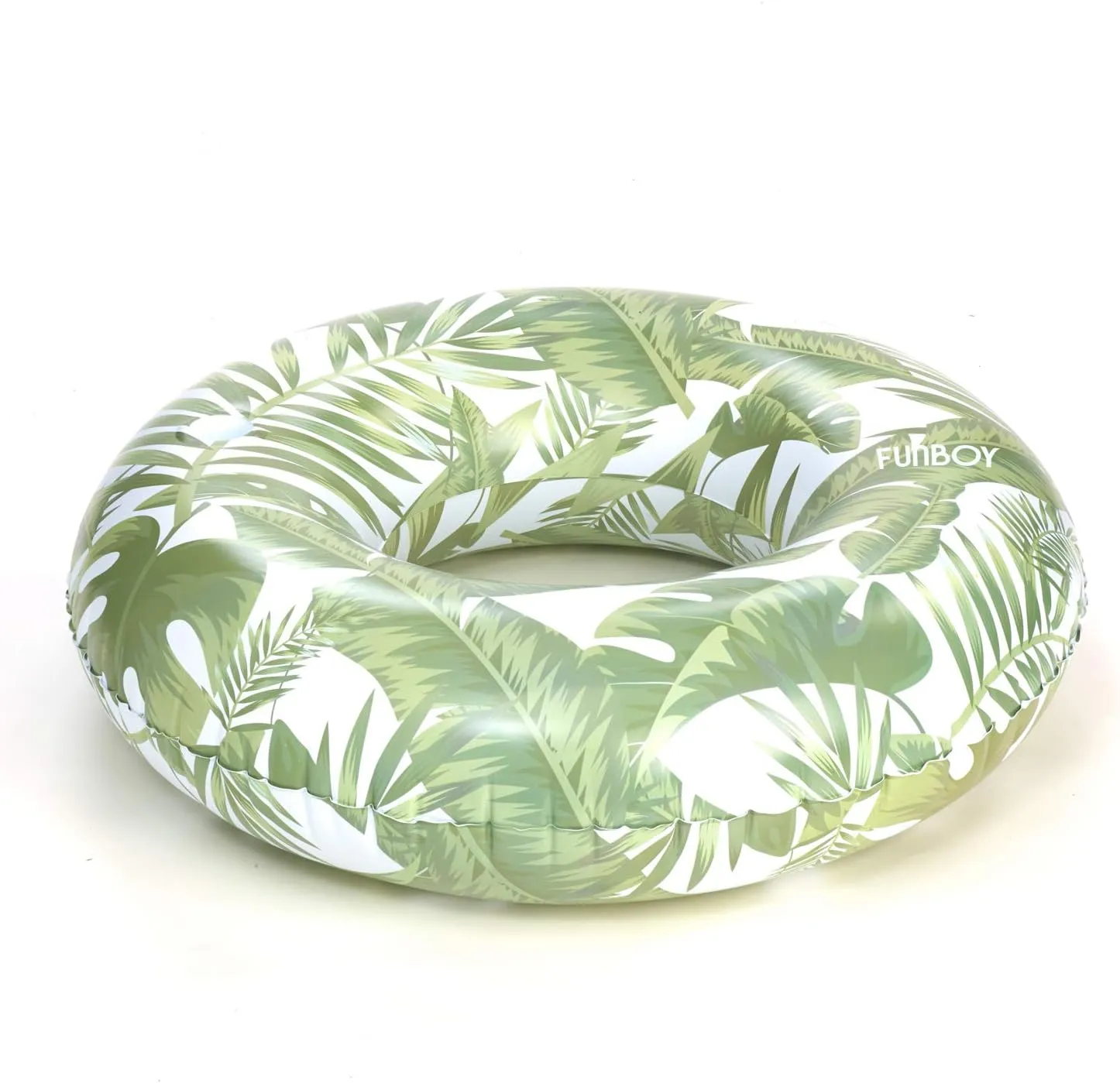 Parties and Entertainment FUNBOY 48" Giant Inflatable Tropical Tube Float, Donut Style Pool Float, Luxury Raft for intelligible subtraction marvel comet accidentally Summer Pool 