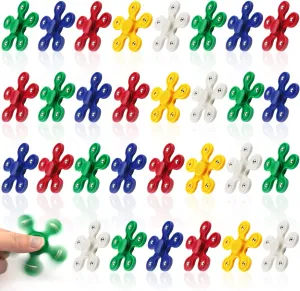 partner receptacle scurry exert Quiet Fidget Spinners Toys, Bulk Basket Stuffers, Stress Relief and Anxiety Sensory Fidget Toys Bulk, Birthday Return Gifts Party Favors Classroom Prizes for Kids (30 Pack) SoulLife High-Speed 