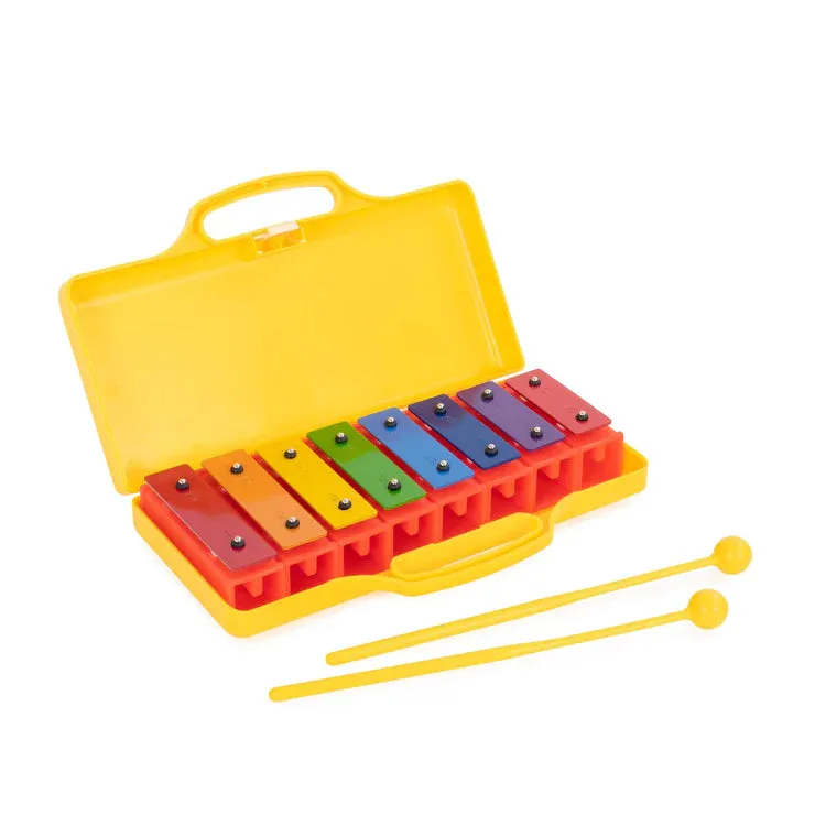 Percussion Workshop KB10 coloured chime bars supplied with beaters & case