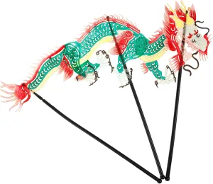 Performance Random Style VICASKY Chinese Traditional Handmade Shadow Puppet Toy for Boys and Girls Miniature Shadow Plaything for Fine Motor Skills smelt Development and Stage 