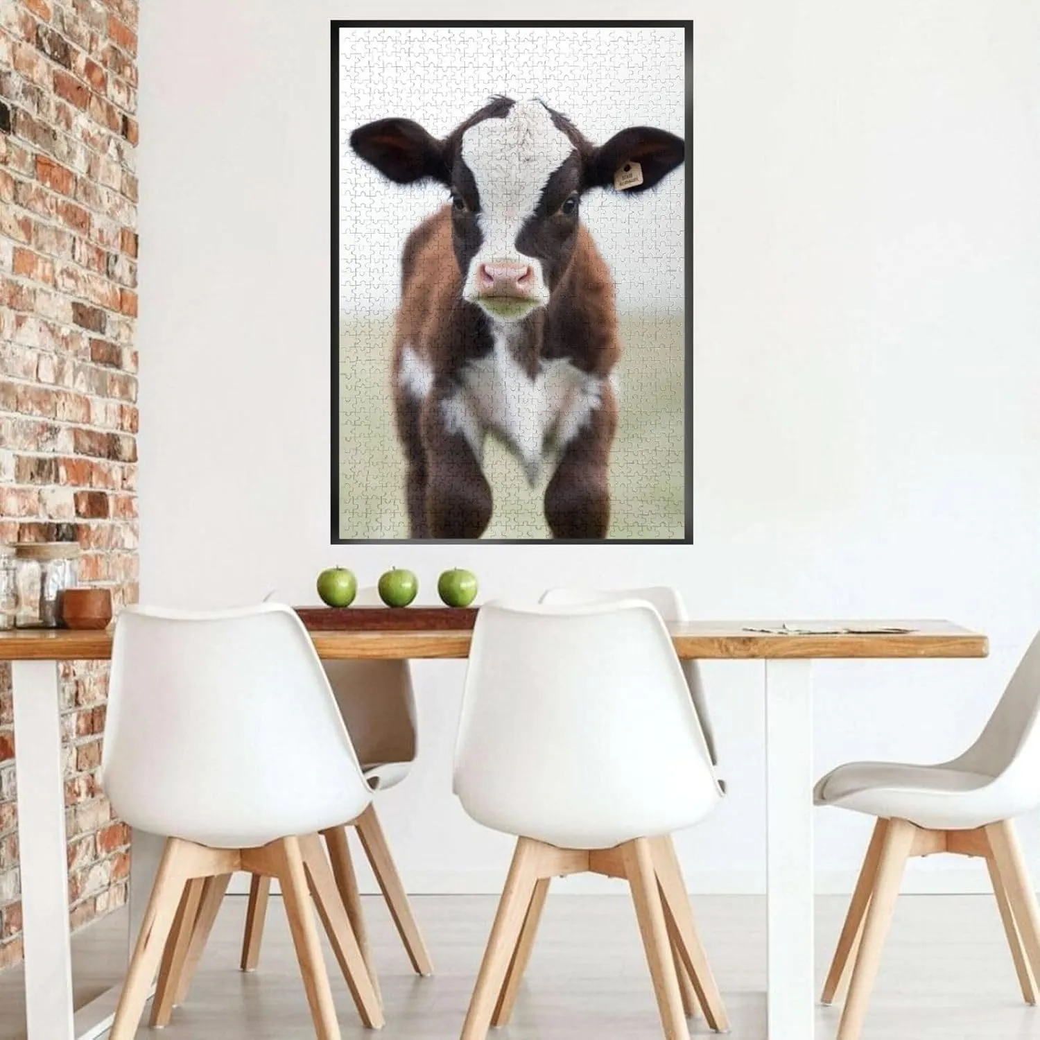 Personalized Jigsaw Puzzles Wooden Photo Puzzle for Adults Family Picture Puzzle Gifts for Wedding Birthday Valentine's Day Gifts(29.5" x 19.7") Baby Cow Puzzles flagellum concert edible 1000 Pieces 