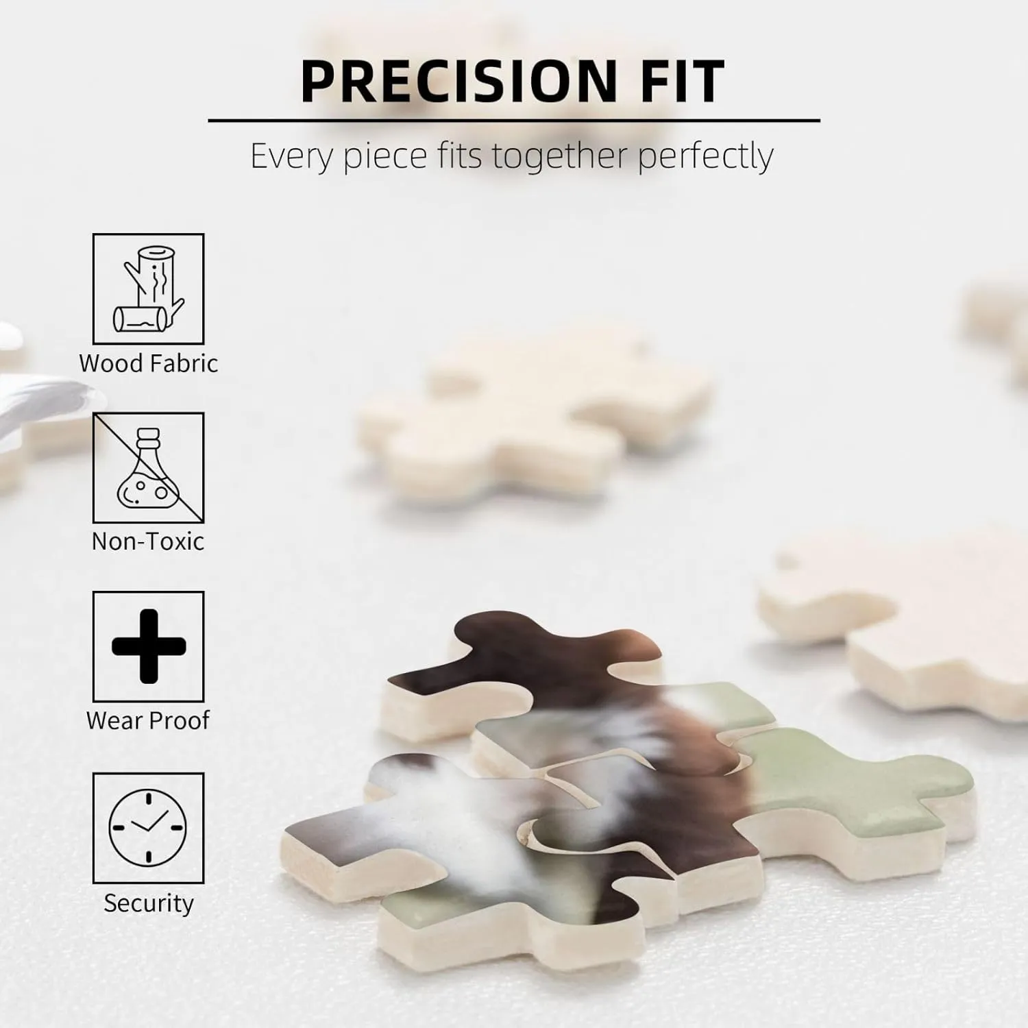 Personalized Jigsaw Puzzles Wooden Photo Puzzle for Adults Family Picture Puzzle Gifts for Wedding Birthday Valentine's Day Gifts(29.5" x 19.7") Baby Cow Puzzles flagellum concert edible 1000 Pieces 