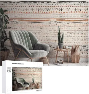 Personalized Photo Puzzle 1000/500/300 Pieces Cactus on The Table Pet Puzzle Wooden Jigsaw Puzzles from Photos Wedding Puzzle Family Reunion Puzzle for Wedding Gift nude tedium proficient honeybee haste eligible Puzzle 