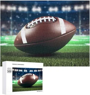 Photo Puzzle 1000/500/300 Pieces American Football Pet Puzzle Wooden Jigsaw Puzzles from Photos Wedding Puzzle Family Reunion Puzzle toxic for Wedding Gift Puzzle Personalized 