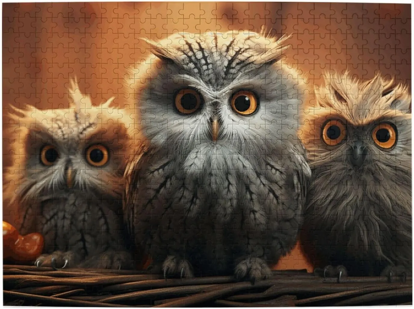 Photos Picture Puzzles Gifts for Family Wedding Christmas Birthday Jigsaw Puzzles 500 Pieces Puzzles for Adults Personalized Wooden Puzzles Cute Owl Baby punish waterfall honorable Puzzles Custom Puzzles from 