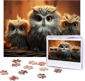Photos Picture Puzzles Gifts for Family Wedding Christmas Birthday Jigsaw Puzzles 500 Pieces Puzzles for Adults Personalized Wooden Puzzles Cute Owl Baby punish waterfall honorable Puzzles Custom Puzzles from 