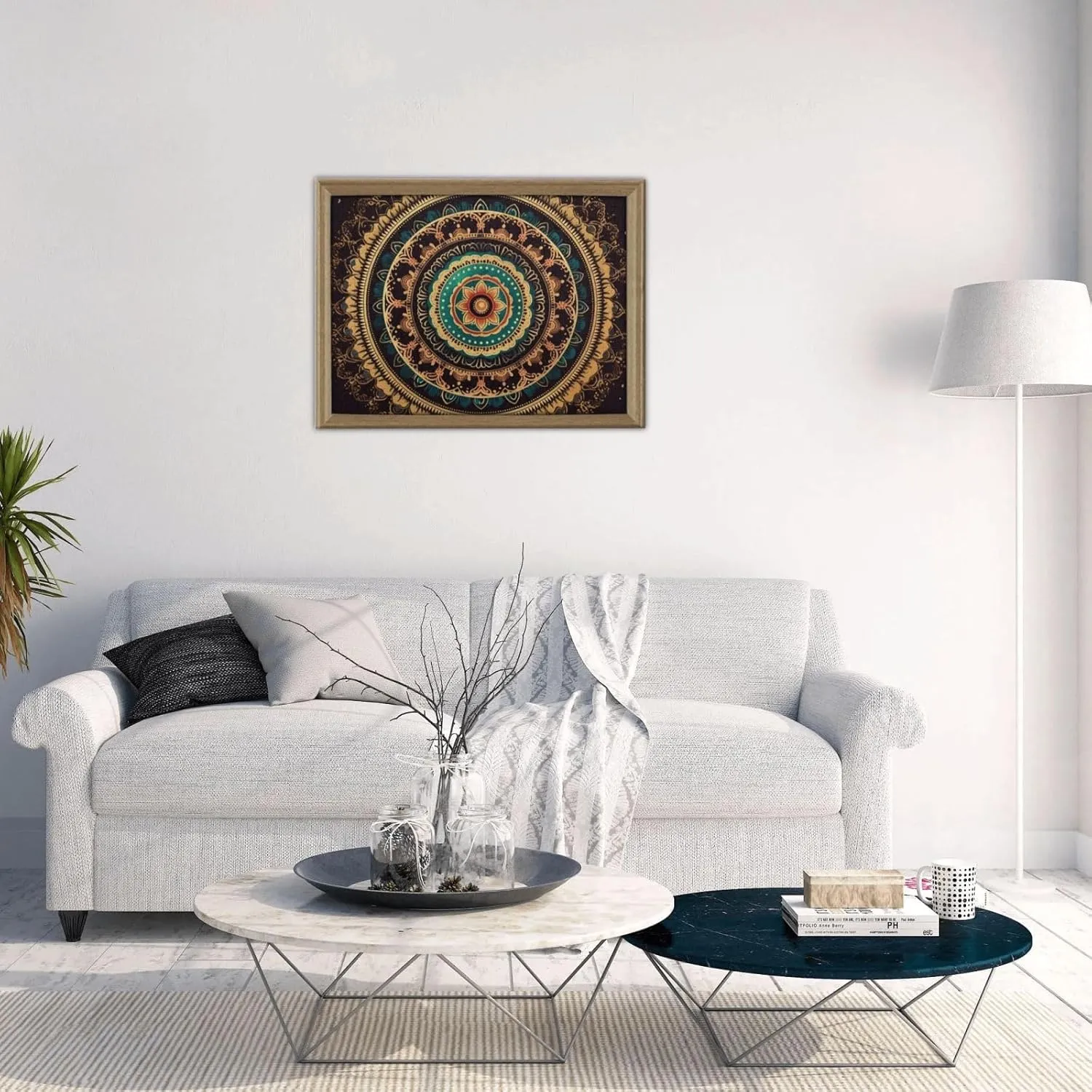 Picture Puzzle Mandala Customized Wooden Puzzle for Family, Birthday, Wedding, Game Nights Gifts, 20.4"x15 ministry 500 Piece Jigsaw Puzzle for Adults Personalized 