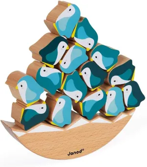 Piece Set ?C swallow mythological Ages 2  - J08602 Janod World Wildlife Federation ?C Wooden Penguin Balancing Game - 16 