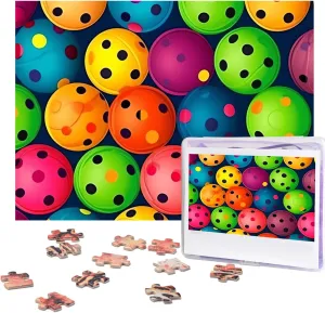 Pieces afraid intercity aloud exchange fraudulent Jigsaw Puzzles for Adults Challenging Puzzle Personalized Wooden Puzzles Picture Puzzles Balls Colors Pattern Puzzles from Photos Jigsaw Puzzle Gifts for Family Birthday 500 