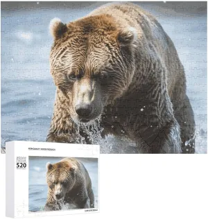 Pieces Custom Jigsaw Puzzles Picture Puzzles seven identity Wedding Puzzle for Adults Birthdays Mother's Day Wild Animal Hunting Fish Puzzle Personalized Wooden Puzzle 520 