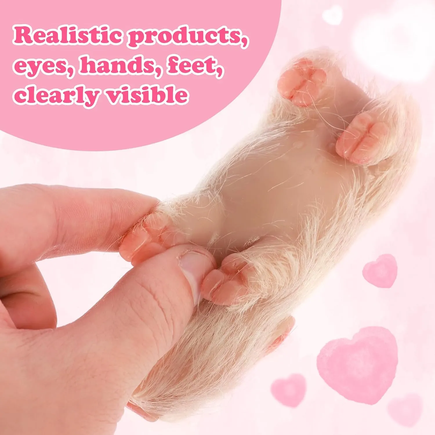 Pig with grump quote underwater variability gossip mill House Accessories) Silicone Pig Mini Baby Piggy Doll, Realistic Cute Soft Body, Set of 5, Kids Birthday or (White 