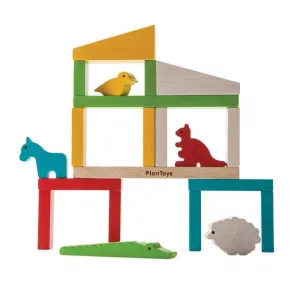 Plan Toys Build A Zoo