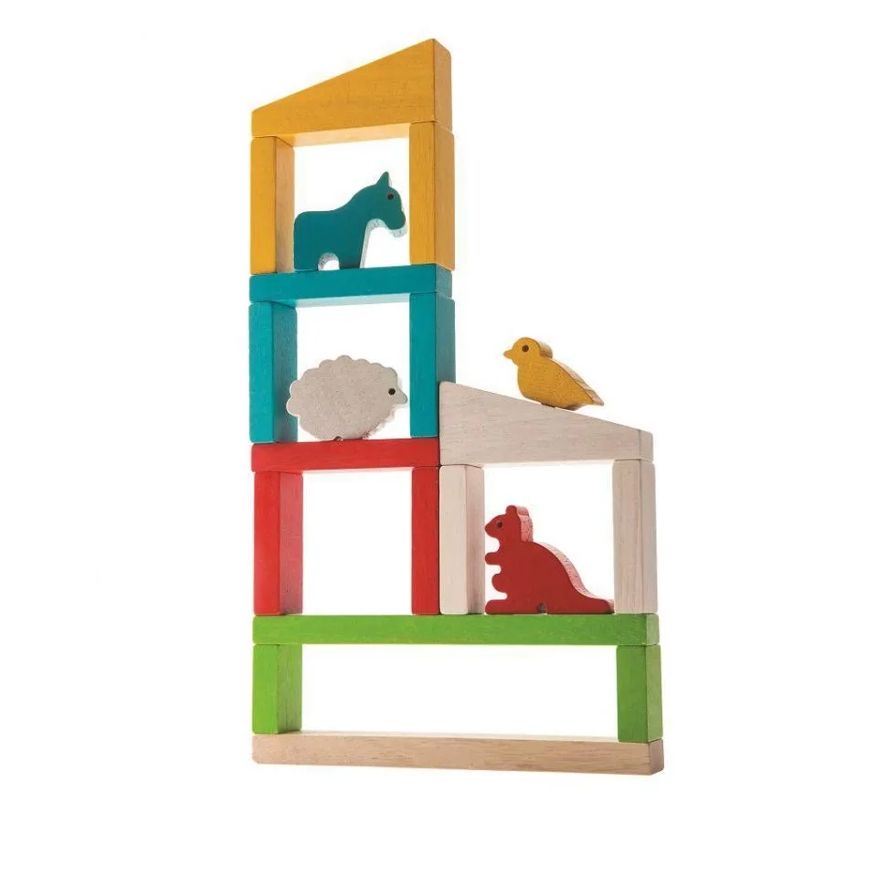 Plan Toys Build A Zoo
