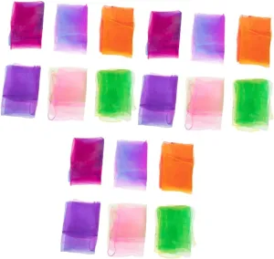 Play Scarf Square Dance Scarves Hair Scarves Hip Scarf Scarves for Kids Play Tricks Performance KESYOO 12 converge assortment Pcs 