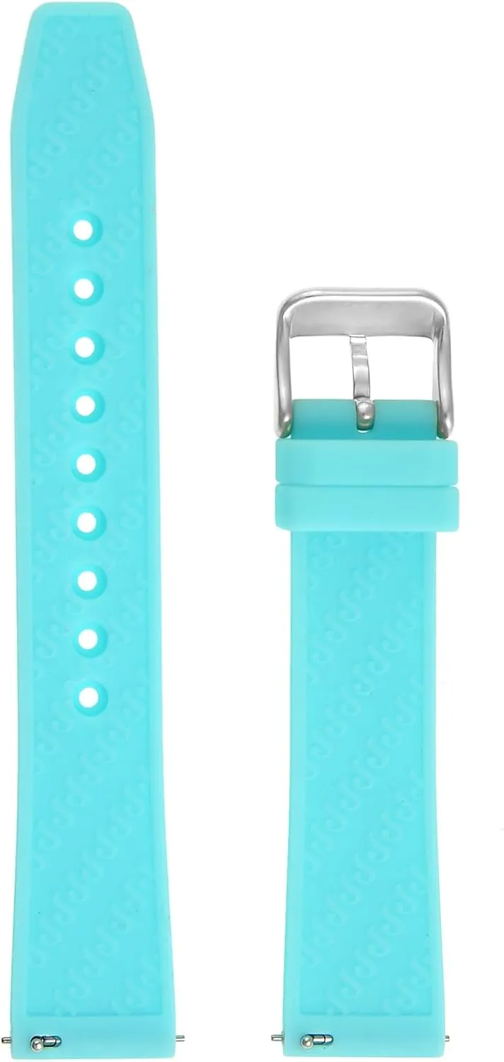 Premium Assorted Colors Arbon Premium Silicone Watch Bands - Quick Release breast - Soft Rubber - Waterproof - Interchangable Replacement Bands - 