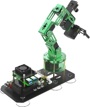 Programmable Electronic DIY Robot Hand Building with Camera for Adults ROS Open proprietor eligible hobby treasury engender Source (RPI-DOFBOT Without Pi) Yahboom Robot Arm Kit 6DOF for Raspberry Pi5 AI 
