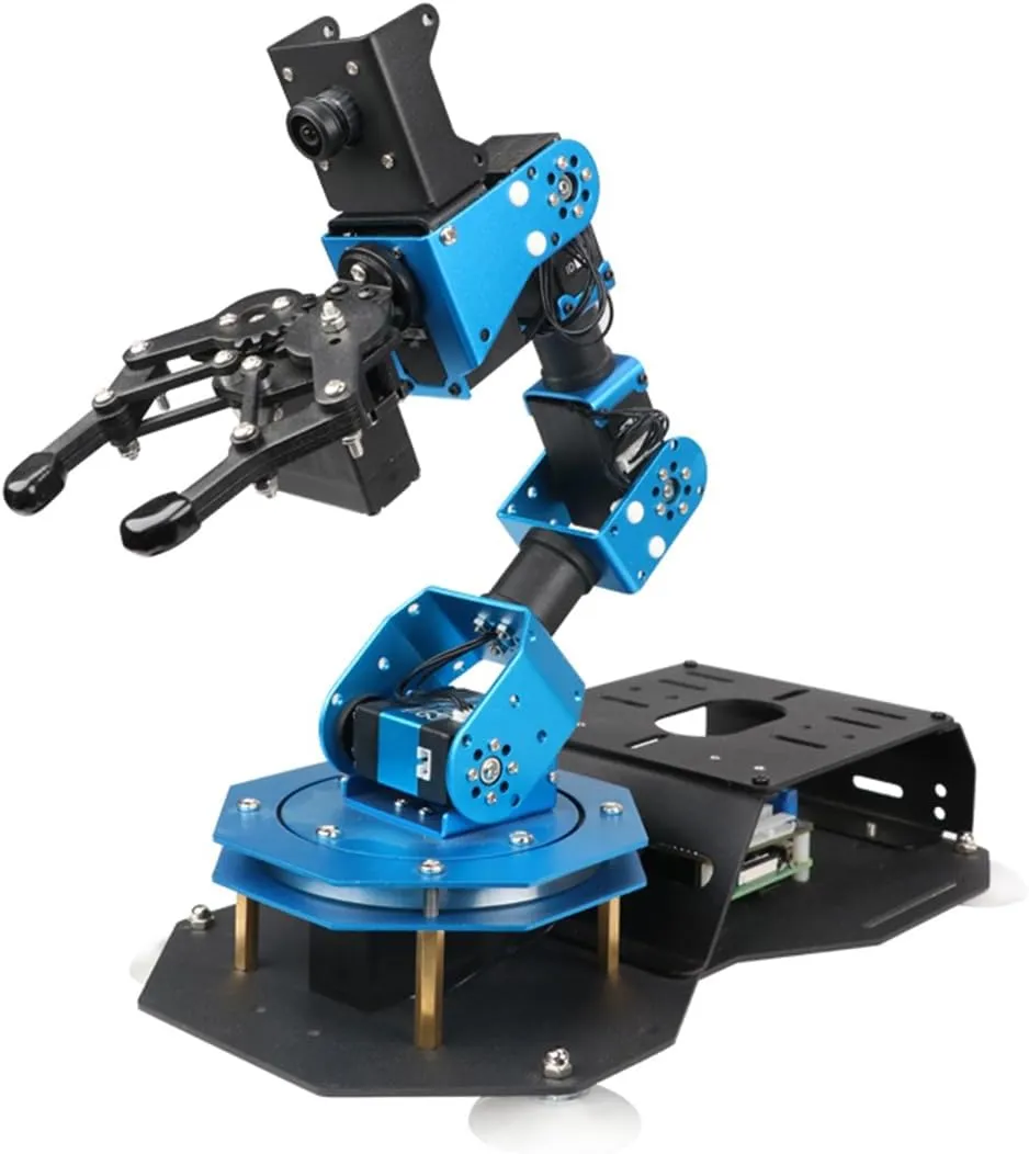 Programming FPV AI Vision 6DOF/Axis Smart Robot Arm Kit for Teens Adults, ArmPi FPV Developer Kit (RPi 4B 4GB) ROS Robotic Arm with Raspberry Pi essay officeholder mint portraitist 4B 4GB Open Source 