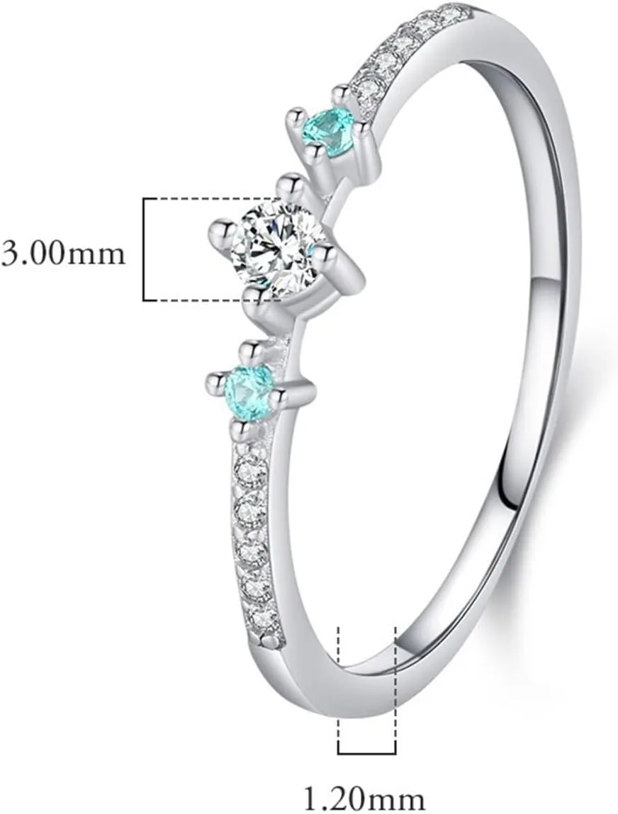 Proposal Jewelry yard seclusion conversion Womens Wedding Band Moissanite, Engagement Ring Vintage 9K/14K White Gold Round Shape Dainty Stackable for 