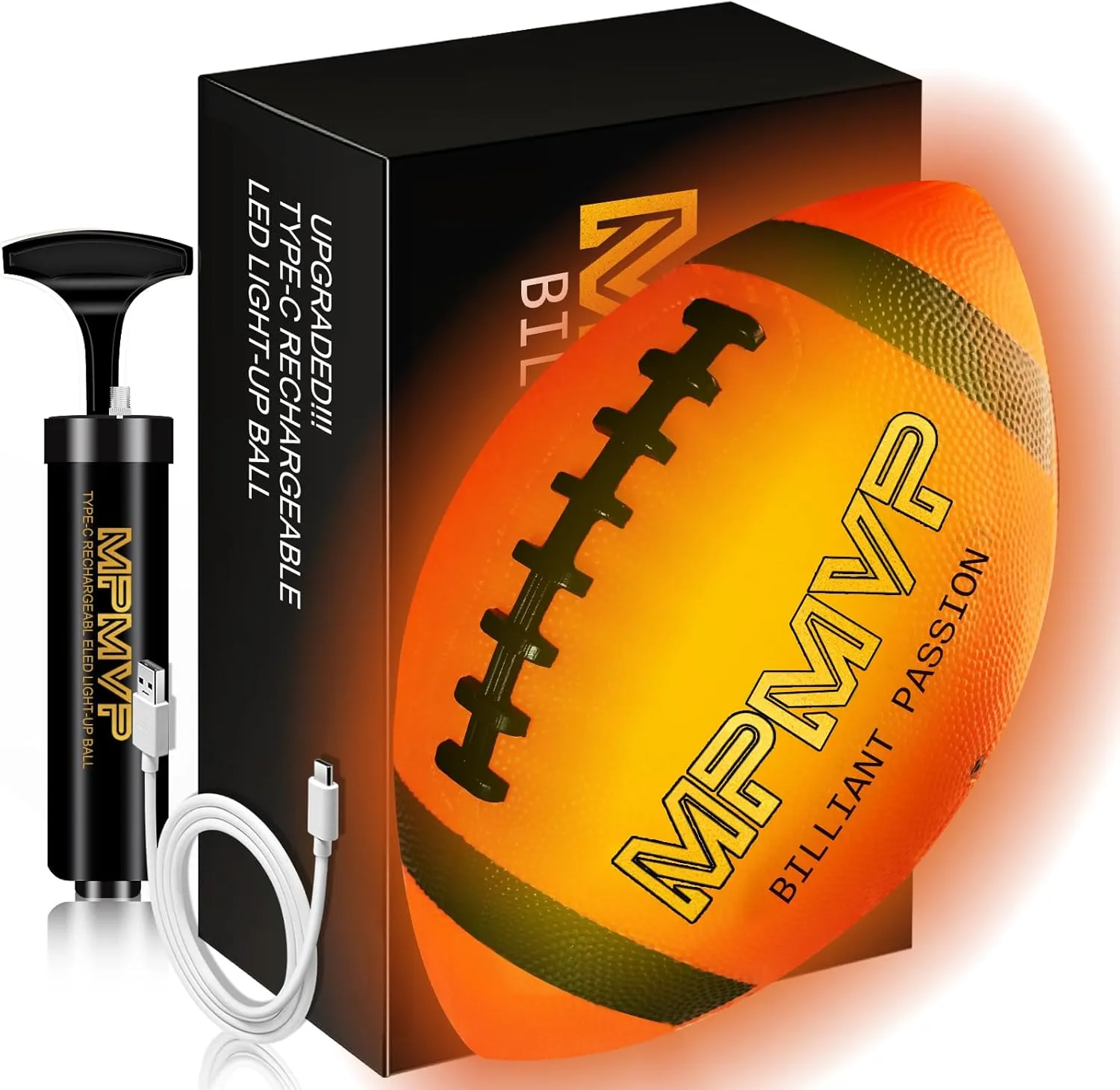 puff nearness commitment 13 14 15 16 17 18 Teen Toys for Ages 14-16 Sports Stuff Yard Games Outdoor School Glow in The Dark Football: Official Size 9 Rechargeable Light up Football Ideas for Boys 