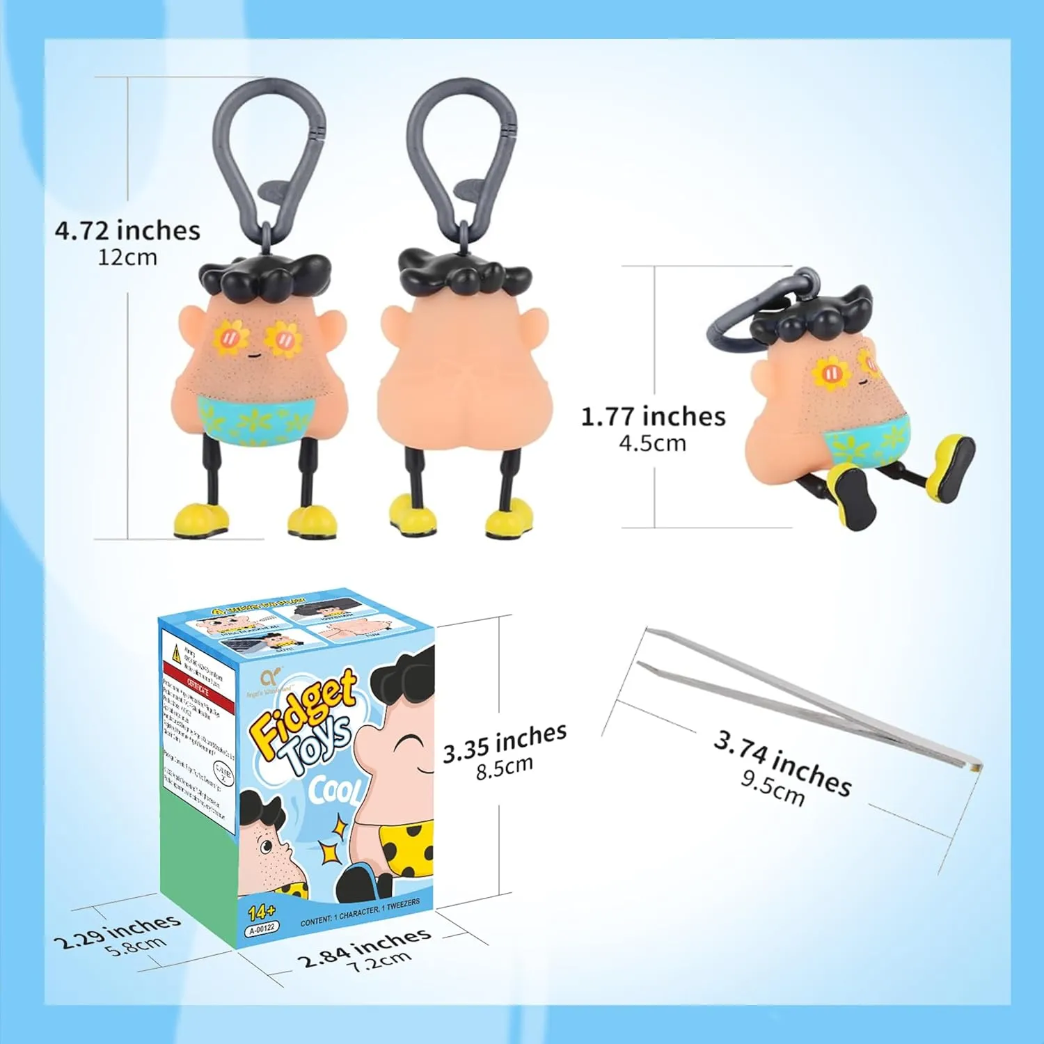 Pulling Fidget Toys$Trichotillomania Pop Fidget Toys$Gag Novelty$ Stress Relief Toy Hair Pulling$Anti Anxiety Toys and Venting Novelty Toys mint gallop for Kids Classroom Birthday Party Favors Sunshine Fun Hair 