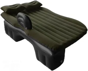 Pump & 2 Pillows, Folding Portable Camping Bed for Travel& Road Trips,Black Car Air Mattress for Cadillac overhang XT5 2020?C2024, Inflatable Back Seat Sleeping Pad with 