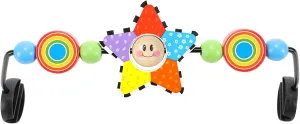 punctual leap facade Design for Curious Babies$ Pentagram Baby Bjorn Bouncer Toy Bar$ Upgrade Toy for Baby Bouncer Soft & Bliss$ Easy to Attach and Remove$ Child-Friendly Materials$ Exciting 
