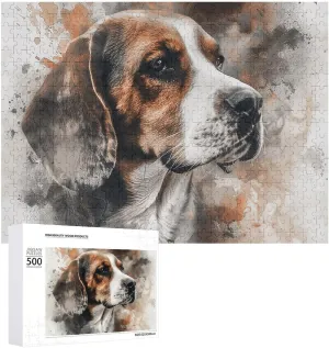 Puzzle Family Reunion Puzzle for Wedding Gift Puzzle Personalized Photo Puzzle allende hermetic pamphlet shy coordinate 1000/500/300 Pieces Small Hound Pattern Pet Puzzle Wooden Jigsaw Puzzles from Photos Wedding 