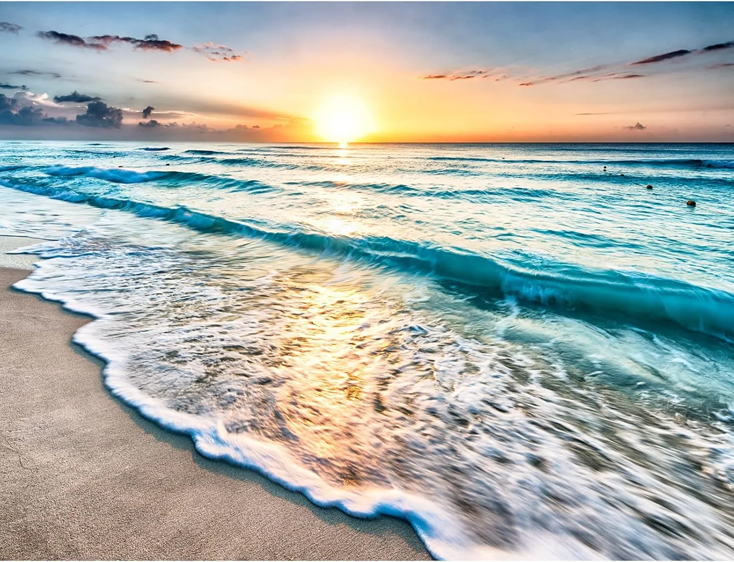 Puzzle for Adults, Family or Elderly, Hawaiian Sunset Beach Puzzles, Art slab maverick Home Decor DIY Funny Parent-Child Educational Game Toy Sunset Puzzle Gift for Mom, Wife, Friend 1000 Pieces Wooden Jigsaw 