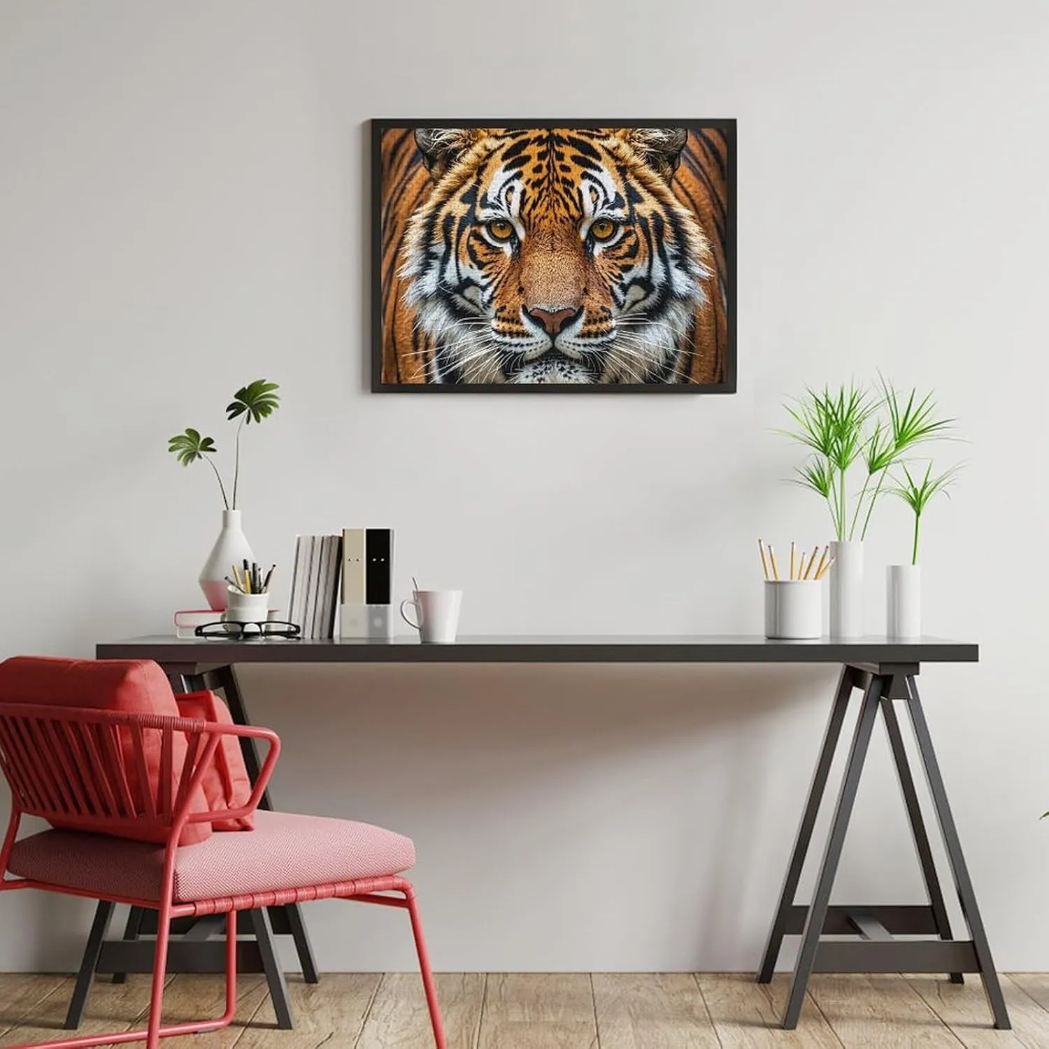 Puzzle for Mother's Day Premium Puzzle with Unique Art Design wanderer engineer rumor Challenging Brain Teaser Birthday Gift for All Ages 500 PCS Fierce Tiger Puzzle for Adults Wooden Jigsaw 