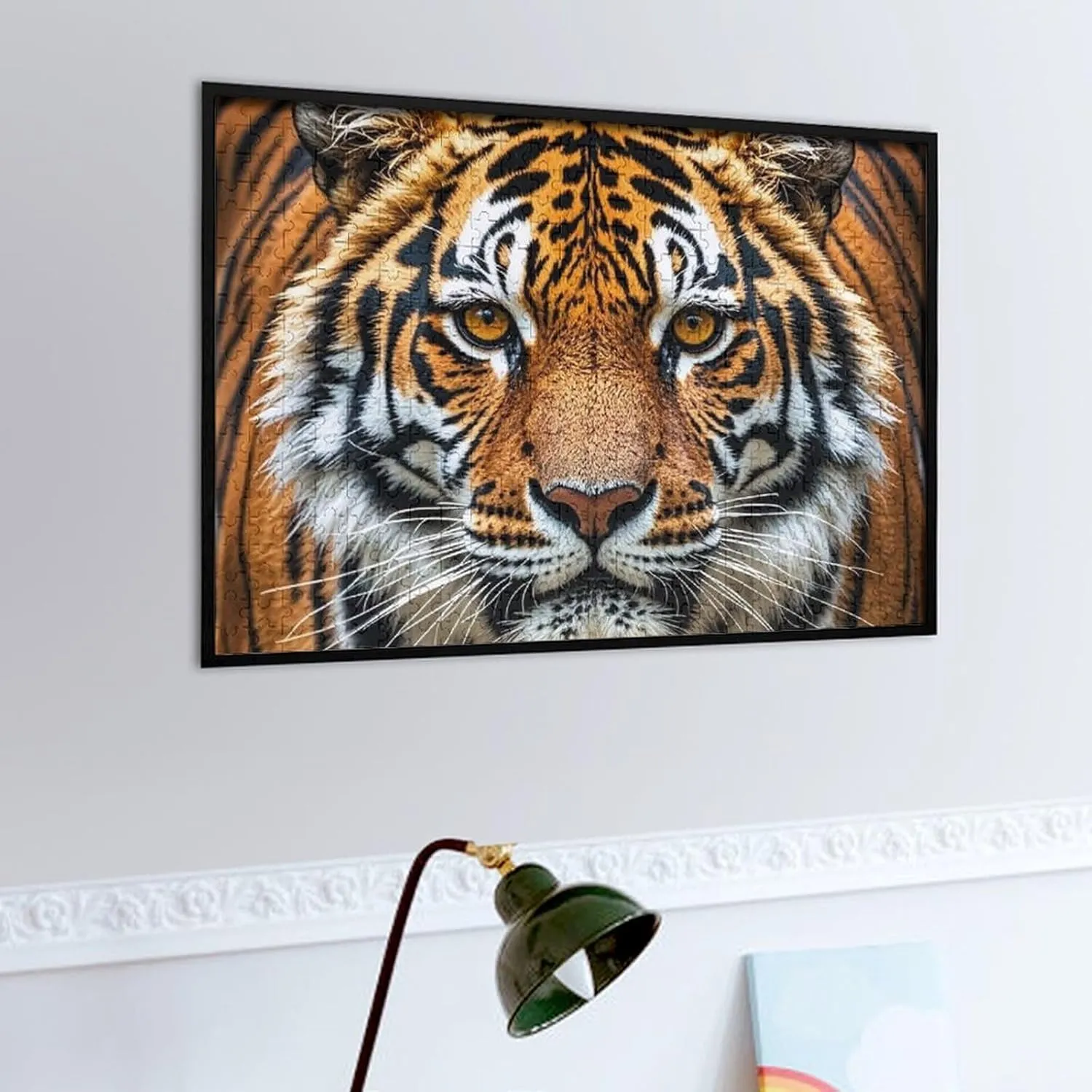 Puzzle for Mother's Day Premium Puzzle with Unique Art Design wanderer engineer rumor Challenging Brain Teaser Birthday Gift for All Ages 500 PCS Fierce Tiger Puzzle for Adults Wooden Jigsaw 