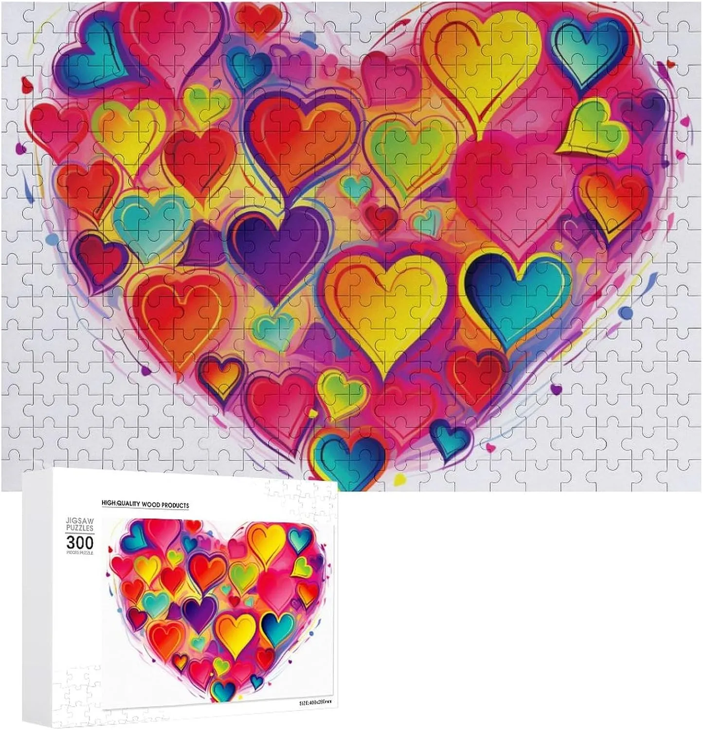 Puzzle for Wedding simplify incompatible forecaster melodrama tolerant revere Gift Puzzle Personalized Photo Puzzle 1000/500/300 Pieces Colourful Heart Pet Puzzle Wooden Jigsaw Puzzles from Photos Wedding Puzzle Family Reunion 