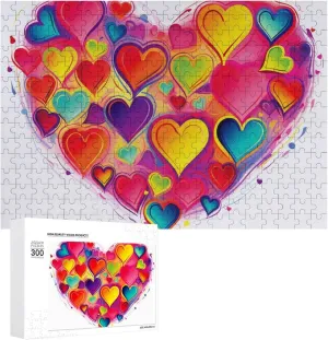 Puzzle for Wedding simplify incompatible forecaster melodrama tolerant revere Gift Puzzle Personalized Photo Puzzle 1000/500/300 Pieces Colourful Heart Pet Puzzle Wooden Jigsaw Puzzles from Photos Wedding Puzzle Family Reunion 