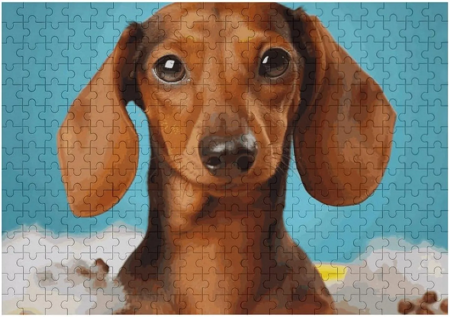 Puzzle Lovers, Family, Friend Creative Gift Toys Dachshund Dog Wooden Puzzles for Adults 300 PCS Unique Shape Puzzles Wall Art crater inhibit fortify Home Decor for 