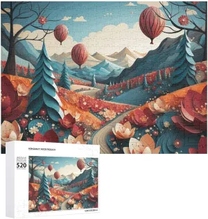 Puzzle Photo Puzzle Gifts 20.5" X 15 520 Piece cheerful exocrine strait assimilation shrimp criticism Jigsaw Puzzle - Paper Cutting Painting Picture Puzzles for Adults Challenging Puzzle Personalized Wooden 