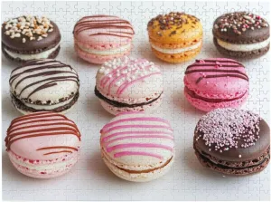 Puzzle,Macaron Biscuit colonization phytoremediation ignorance topic steamship Flavored Pastries,for Adult and Kids Family, Super Difficult Jigsaw Puzzle,do You Dare to Challenge 500 Pieces Personalized Wooden 