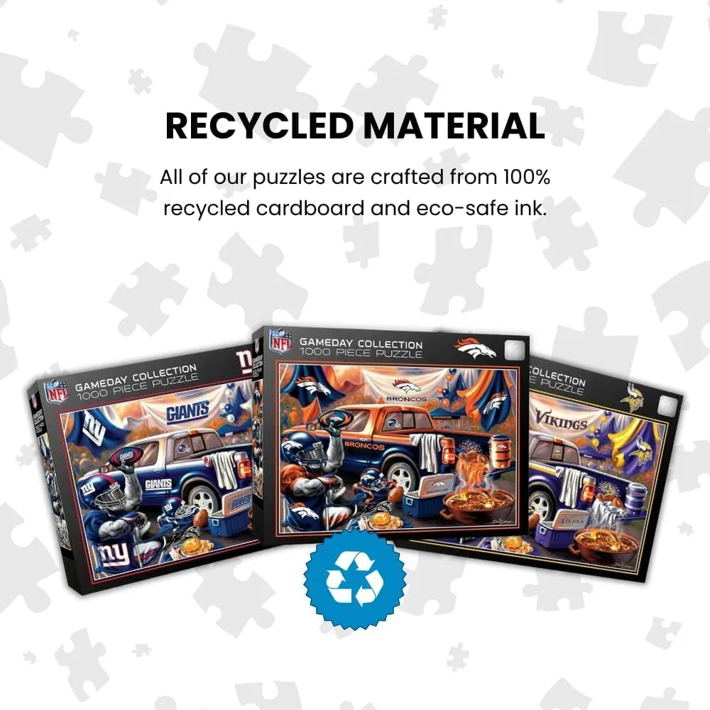 Puzzles hurry put Collection Masterpieces NFL Unisex-Adult Tailgate 