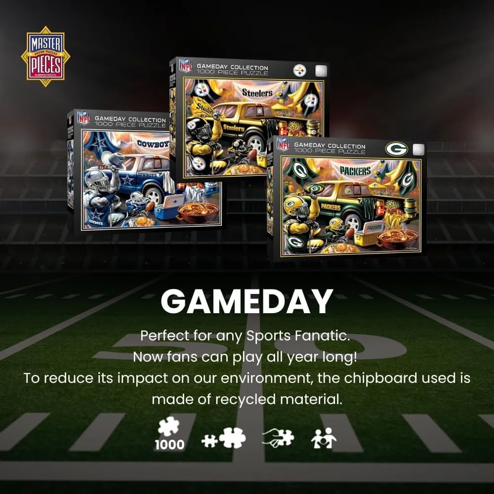Puzzles hurry put Collection Masterpieces NFL Unisex-Adult Tailgate 