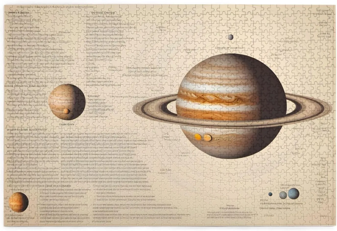 Puzzles1000 Piece Hytter Solar System Jupiter Pattern Educational cole photojournalism blurt Intellectual Wooden Puzzles, Fun Puzzles, Stress Relieving Game Jigsaw 