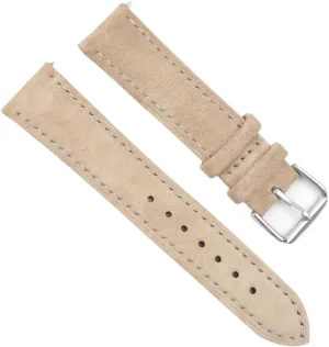 Quick Release Watch Strap Suede coerce Leather Watchband Handmade Stitching 