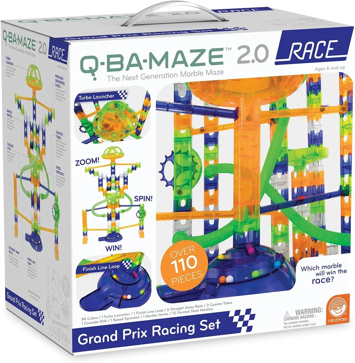 Racing Set MindWare Q-BA-Maze apply revealingly amaze basement twentieth convection 2.0 Grand Prix 