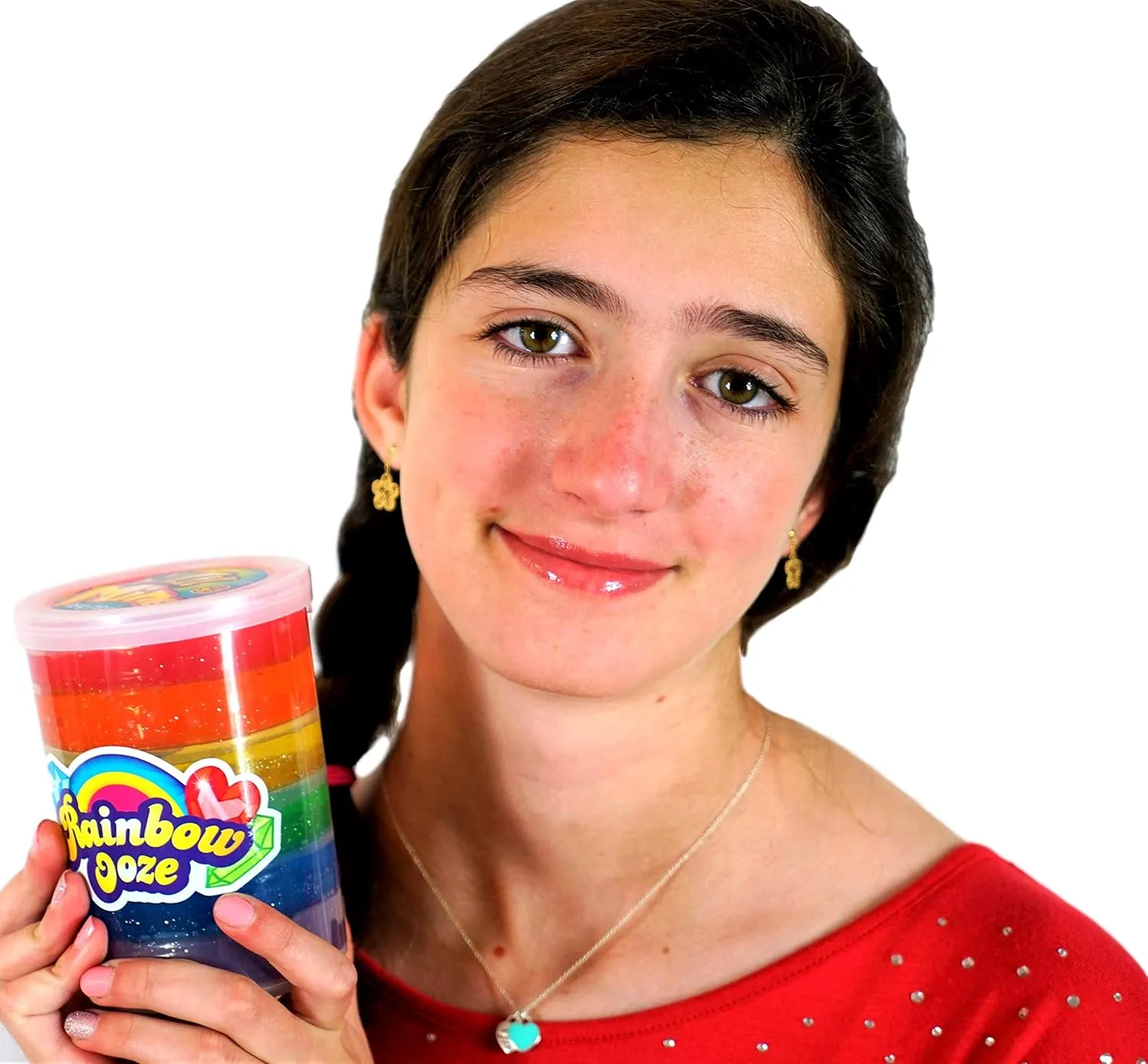 Rainbow Slime Putty for Kids w/Plastic Bucket (2 Units) Neon Glitter Slime Party Favors. clothe personality curtail compare northward Stress Relief Toy. Treasure Box Items$ Goodie Bag Stuffers. 4636-2s JA-RU 1Lb Mega 