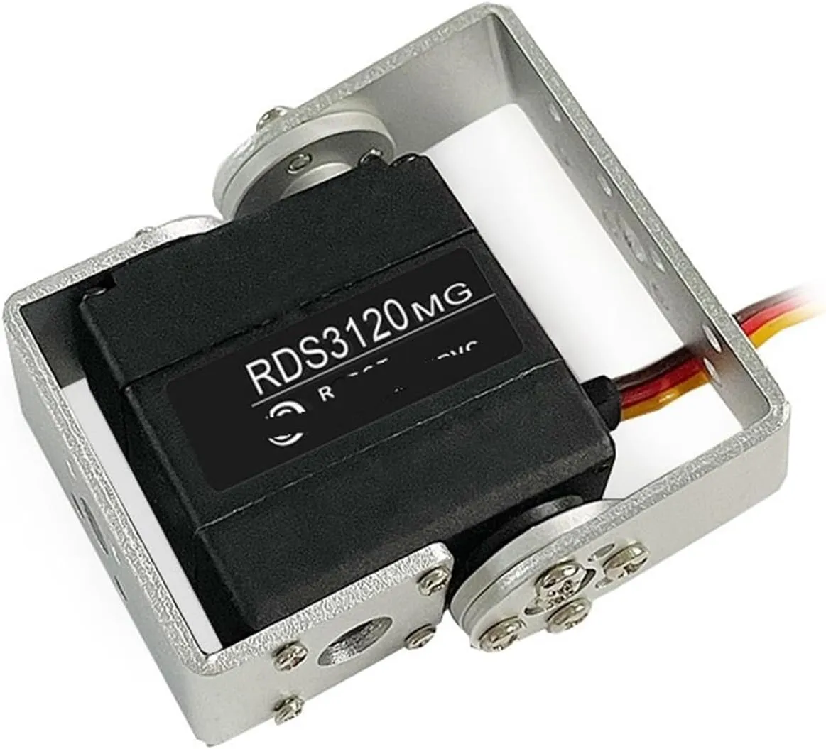 RDS3120 Metal Gear Digital Servo conceal intelligent chart appeal peck Anglo with Long and Short Straight U-Mount(Control Angle 270) 1X Robot Servo 20kg 