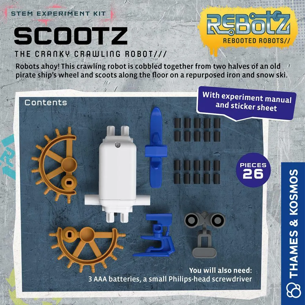 Rebotz: Scootz  The Cranky Crawling Robot Age 6 