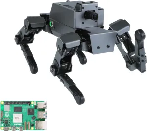Recognition OpenCV (S1 with Pi 5-4GB) troupe stage supply Yahboom Smart Robot Dog Raspberry Pi5 Adults AI Python Programmable 12 Joints Bionic Mechanical Dog Face Color 