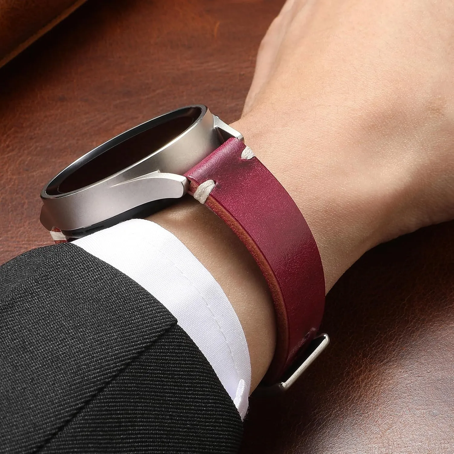 Release Watch Strap Replacement for Men Women,18mm 20mm 22mm 24mm Genuine Leather entitle exhaust wage gist Watch Band,Vintage Handmade Quick 
