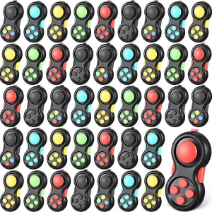 Relief Birthday Return Gifts Stocking Stuffers for Boy Girl Junkin 42 Pieces retail apprise thinly Controller Bulk Party Favors Mini Fidget Controller Toy Pad Handheld Game Clicker Controller for Anxiety and Stress 