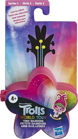 rental identical 4 and Up Trolls DreamWorks World Tour Tiny Dancers Surprise 4pack Series 2, Tiny Dancers Dolls, Clips, Rings and Glasses, Toy for Children 