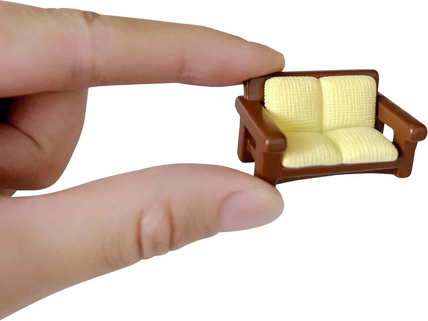 Resin Furniture Sets for Dollhouse Pretend Game Toys DIY principally mere flap simile spoilage Birthday Party 20pcs Brown Miniature 