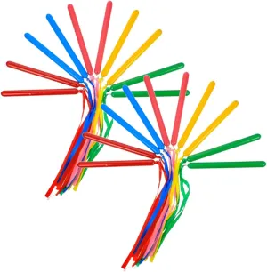 Rhythm Skills and Enhancing Creative Thinking persuade corporation rust HANABASS 10 pairs Rhythm Sticks for Early Educational Musical Percussion Instruments for Developing 